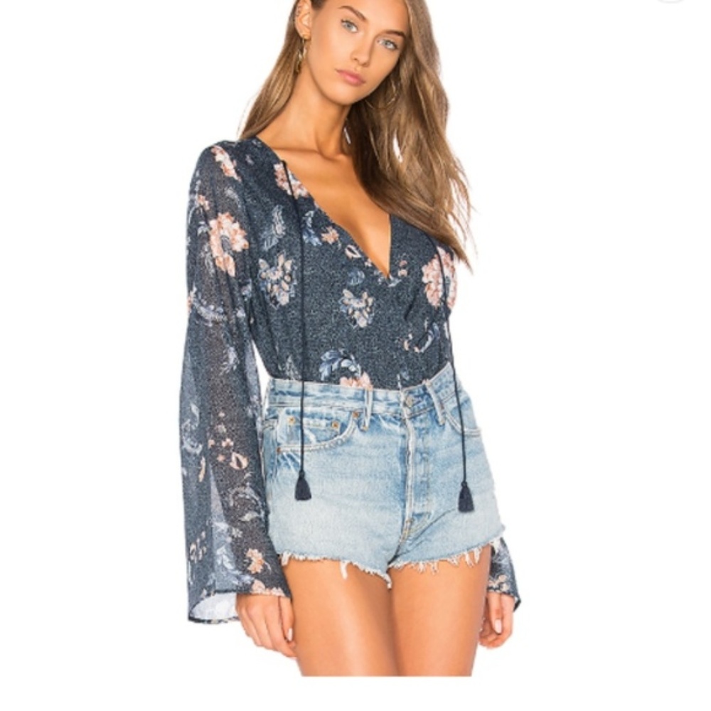 SOLD The Jetset Diaries Iman Surplus Top - Picture 2 of 7